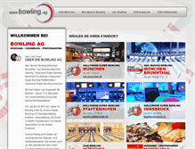 Tablet Screenshot of bowling.ag