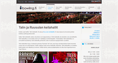Desktop Screenshot of bowling.fi